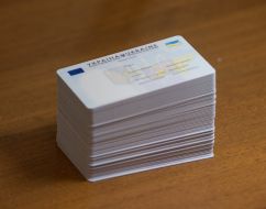 Ukrainian passport of the new sample