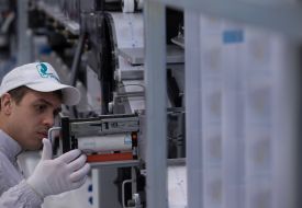 The production process is blank passports