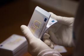 Ukrainian passport of the new sample