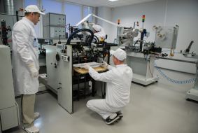 The production process is blank passports