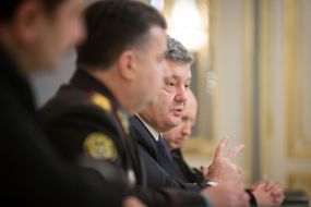 Petr Poroshenko and Stepan Poltorak