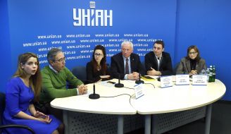 Участники пресс-конференции