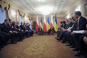 Арсеній Яценюк та Анджей Дуда