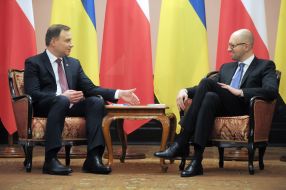 Арсеній Яценюк та Анджей Дуда