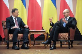 Арсеній Яценюк та Анджей Дуда