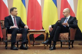 Арсеній Яценюк та Анджей Дуда