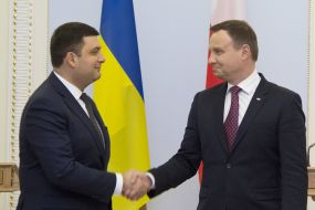 Володимир Гройсман та Анджей Дуда