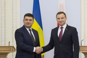 Володимир Гройсман та Анджей Дуда