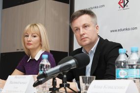 Oksana Golubova and  Valentin Nalivaichenk 