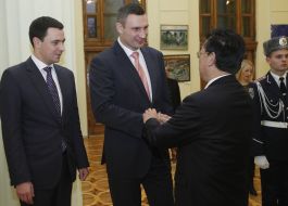 Vitaly Klichko and Vladimir Prokopiv