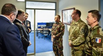 Philip Breedlove and Petro Poroshenko