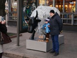 A man with a child