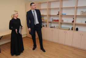 Виталий Кличко в Центре психосоциальной реабилитации