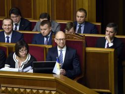 The ministers in the government box