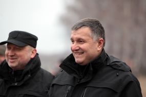 Arsen Avakov and Aleksandr Turchinov