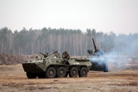 The combat training of troops NGU