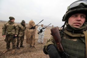 The combat training of troops NGU