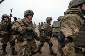 The combat training of troops NGU