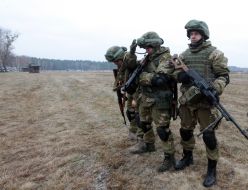 The combat training of troops NGU