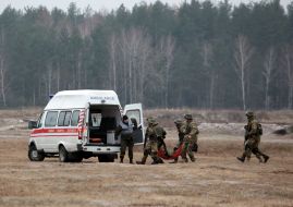 The combat training of troops NGU