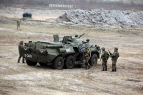 The combat training of troops NGU