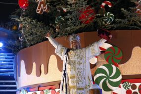 In Kiev lit the lights on the main Christmas tree of Ukraine