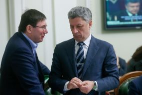 Yuriy Boyko and Yuriy Lutsenko