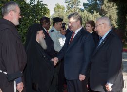 Petro Poroshenko and Reuven Rivlin
