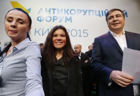 Ruslana Lyzhichko, Mikheil Saakashvili