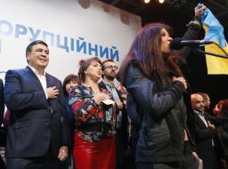 Ruslana Lyzhichko, Mikheil Saakashvili