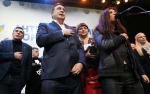 Ruslana Lyzhichko, Mikheil Saakashvili
