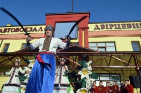 Открытие автовокзала "Дворцовый"