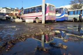 Открытие автовокзала "Дворцовый"