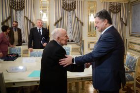 Petr Poroshenko and Boris Paton