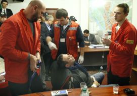 Gennady Korban during a court session