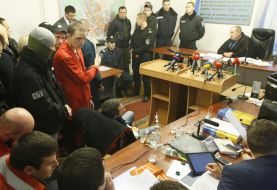 Gennady Korban during a court session