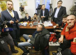 Gennady Korban during a court session