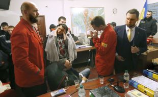 Gennady Korban during a court session