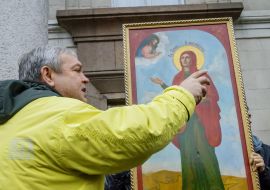 Учасники мітингу