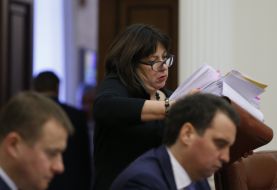 Aivaras Abromavicius and Natalia Yaresko