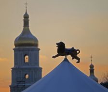 The bell tower of St. Sophia Cathedral