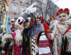 Christmas celebrations in Kiev