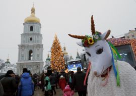 Christmas celebrations in Kiev
