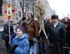 Christmas celebrations in Kiev