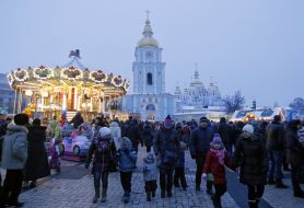 Christmas celebrations in Kiev