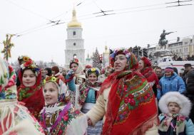 Christmas celebrations in Kiev