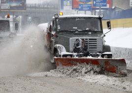 Winter service vehicle