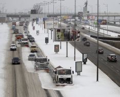 Winter service vehicle