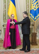 Petr Poroshenko and Claudio Gugerotti