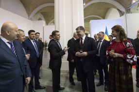 President of Ukraine Petro Poroshenko and his wife Marina